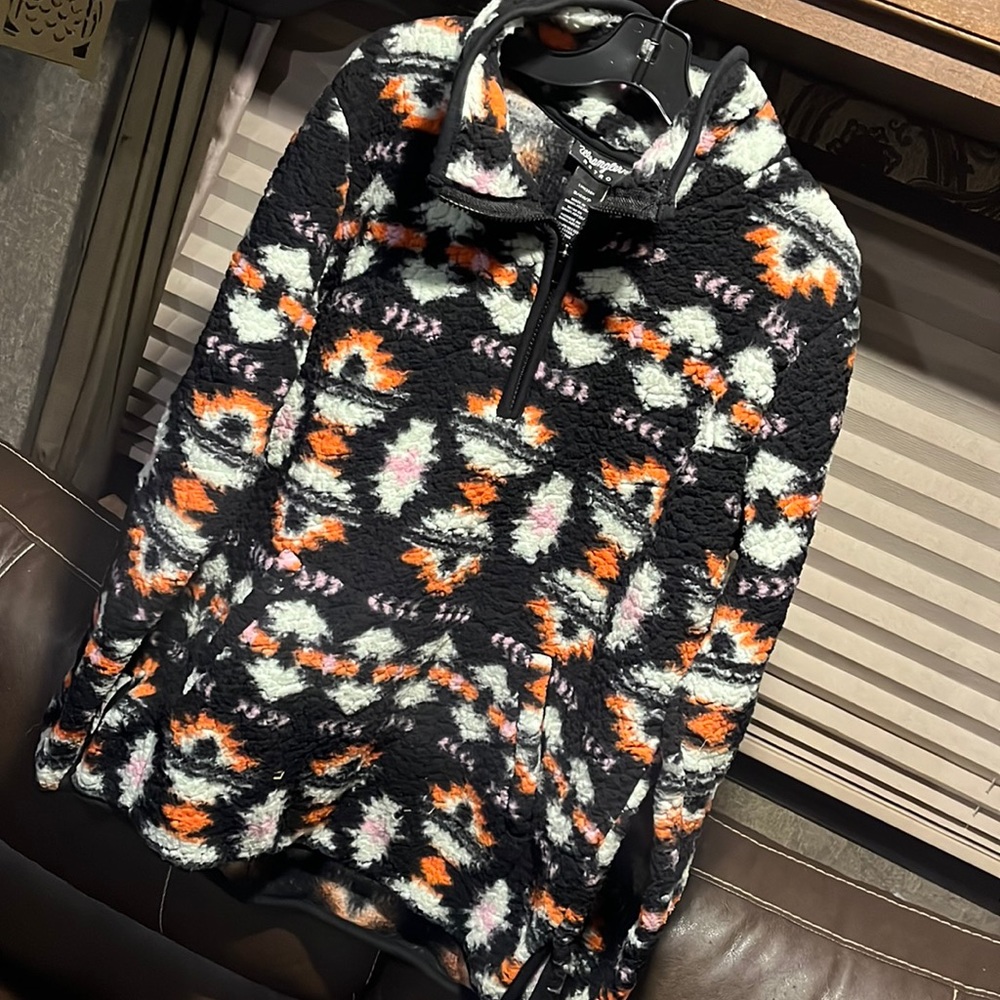 Wrangler Retro fleece quarter zip pullover